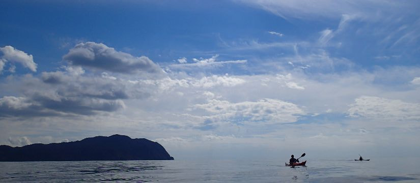 English sea kayaking tours in Minami Izu
